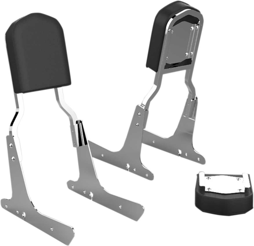 Khrome Werks - Khrome Werks Mini Low Boy Mini Sissy Bar Pad - Plain - 265593