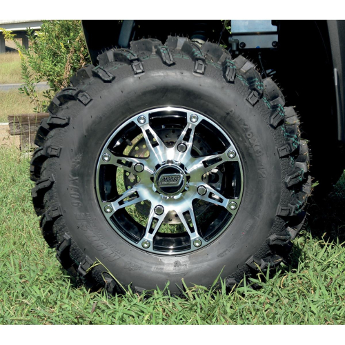 Moose Utility - Moose Utility 901X, 387X, Tire/Wheel Kit - 26x12-12 - Machined Black - 0331-1155