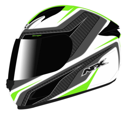 AFX - AFX FX-24 Stinger Helmet - 01018690 - Bright Green Stinger - X-Small