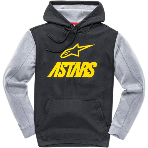 Alpinestars - Alpinestars Converge Hoodie - 1139-51100-1050-S - Black/Yellow - Small