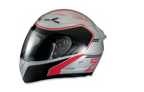 Z1R - Z1R Strike OPS Graphics Helmet - XF-2-0101-7965 - Silver/Red - X-Small