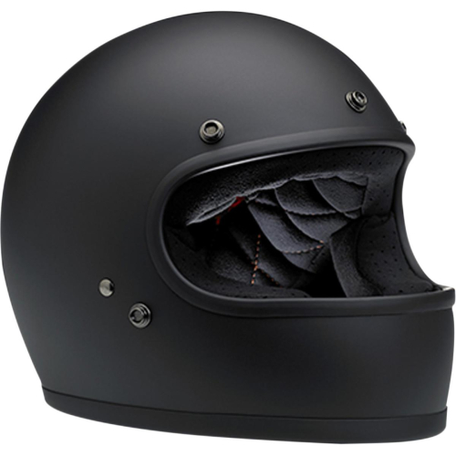 Biltwell Inc. - Biltwell Inc. Gringo Solid Helmet - 1002-201-102 - Flat Black - Small