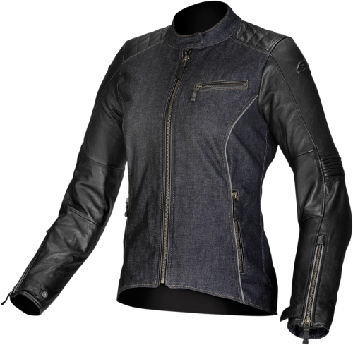 Alpinestars - Alpinestars Renee Textile/Leather Womens Jacket - 3318013-10-38 - Black - 2