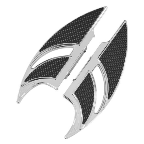 Carl Brouhard Designs - Carl Brouhard Designs Elite Edge Passenger Floorboards - Chrome - FB-R002-C