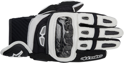 Alpinestars - Alpinestars GP-Air Leather Gloves - 3567914-12-XL - Black/White - X-Large