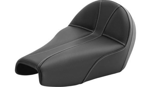 Saddlemen - Saddlemen Dominator Seat - Black with Silver Stitching - 807-11B-0042