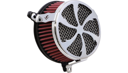 Cobra - Cobra Air Cleaner Kit - Swept - Chrome - 606-0104-01-SB