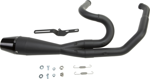 Sawicki Speed Shop - Sawicki Speed Shop 2:1 Shorty Pipe for Touring Model - Black - 930-01211