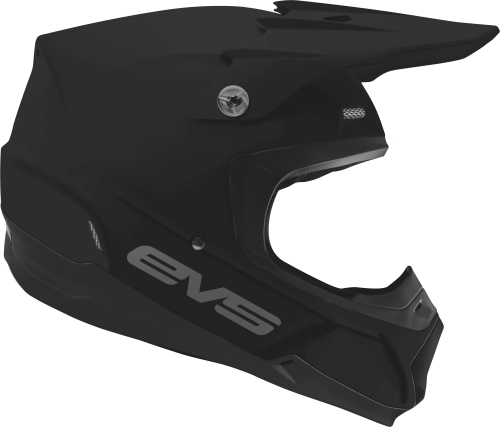 EVS - EVS T5 Solid Helmet - HE20T5S-BK-L - Matte Black - Large