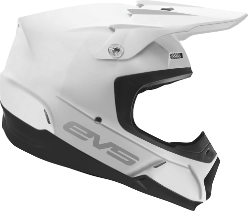 EVS - EVS T5 Solid Helmet - HE20T5S-W-L - White - Large