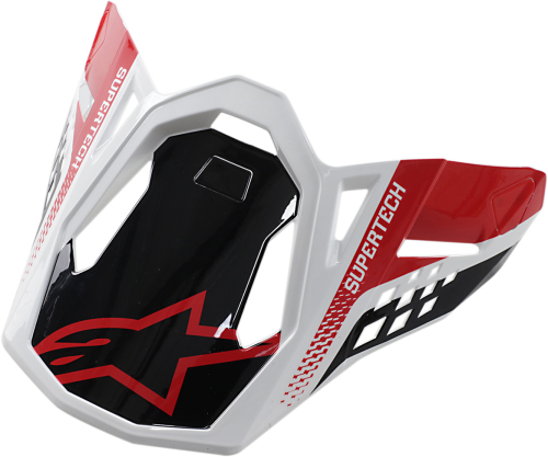 Alpinestars - Alpinestars Visor for S-M8 Supertech Helmets - Triple/Gloss Black - 8981419-1180