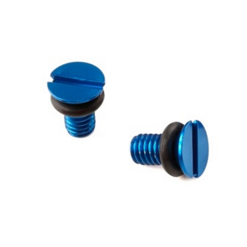 ZETA - ZETA Air Valve Cap Screw - Blue - ZE56-11019