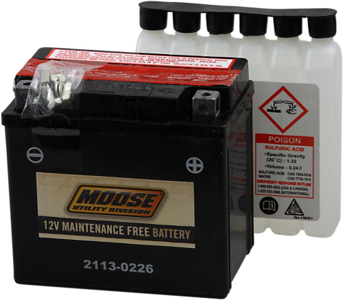 Moose Utility - Moose Utility AGM Maintenance Free Battery - 2113-0226