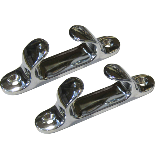Perko - Perko 4" Straight Chock - Chrome Plated Zinc