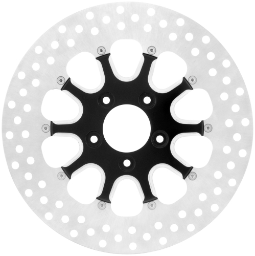 Xtreme Machine - Xtreme Machine Launch Brake Rotor - Black Cut Xquisite - 0133-1800XLAS-BMP
