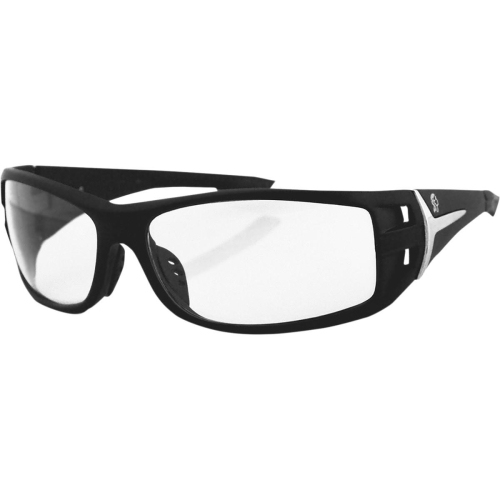 Zan Headgear - Zan Headgear Idaho Sunglasses - EZID01C - Shiny Black/Clear Lens