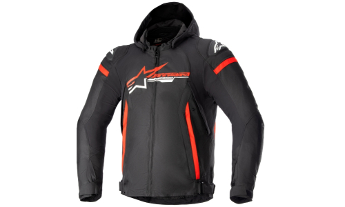 Alpinestars - Alpinestars Zaca Waterproof Jacket - 3206423-1342-3X - Black/Red/White - 3XL