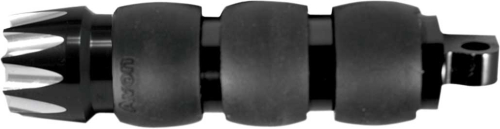 Avon Grips - Avon Grips Excalibur Velvet Air Male-Mount Footpegs - Black Anodized - FP-AIR-96-AN-EX