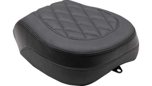 Mustang - Mustang Recessed Passenger Seat - Diamond Stitch - Black - 89741