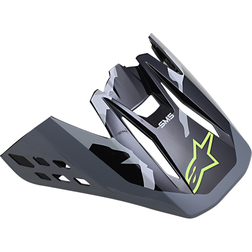 Alpinestars - Alpinestars Visor for S-M5 Helmets - Rover Yellow Fluo/Gray/Camo - 8983821-1592