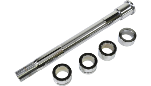 Drag Specialties - Drag Specialties Chrome Axle Kit - Front - 0214-1979