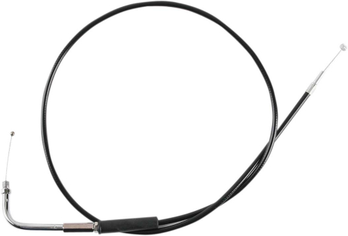 Drag Specialties - Drag Specialties Alternative Length Black Vinyl Throttle Cable for Custom Height/Width Handlebars - 39-1/2in. - 4330306B
