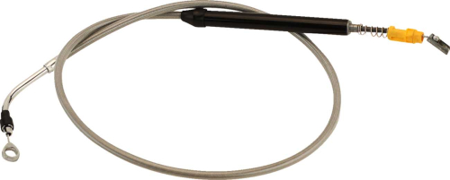 LA Choppers - LA Choppers Stainless Braided Clutch Cable - Beach Bars - LA-8058C08