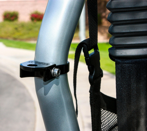 Axia Alloys - Axia Alloys Vertical Bar Flag Mount with 1/2in. Hole - Black - MODVW-BK