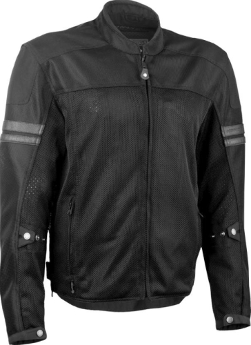 Highway 21 - Highway 21 Turbine Mesh Jacket - #6049 489-1141~6 - Black - 2XL