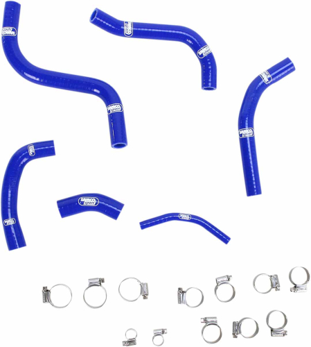 Moose Racing - Moose Racing OEM Fit Radiator Hose Kit - 5 Piece - Blue - 1902-0799