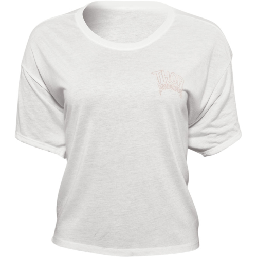 Thor - Thor Metal Crop Womens T-Shirt - 3031-4001 - White - Medium