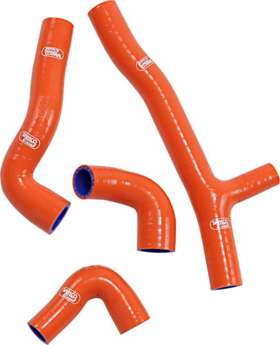 Moose Racing - Moose Racing OEM Fit Radiator Hose Kit - 3 Piece - Orange - 1902-1589