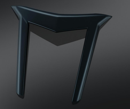 Kuryakyn - Kuryakyn Taillight Top Trim - Satin Black - 7679