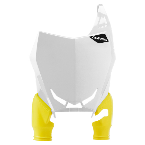 Acerbis - Acerbis Raptor Front Number Plate - White/White - 2689760002