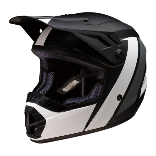 Z1R - Z1R Rise Evac Youth Helmet - 0111-1328 - Matte Black/White/Gray - Large