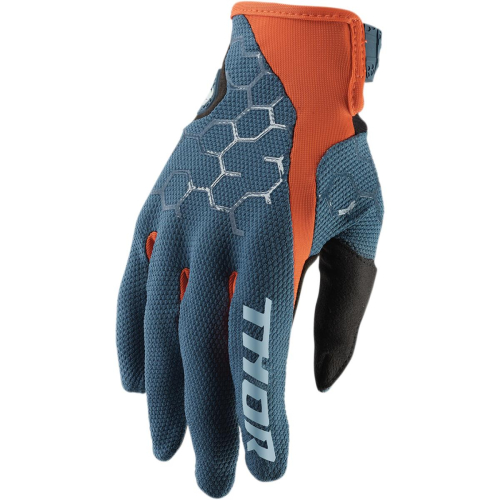Thor - Thor Draft Gloves - 3330-5146 - Slate/Red Orange - X-Large