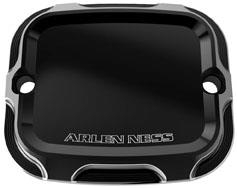 Arlen Ness - Arlen Ness Rear Brake Master Cylinder Cover - Beveled Black - 03-410