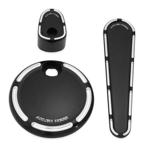 Arlen Ness - Arlen Ness Dash Accessory Pack - Slot Track - Black - 91106