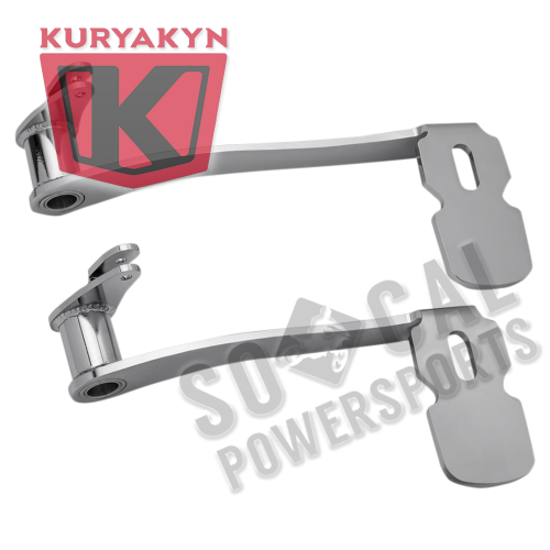 Kuryakyn - Kuryakyn Extended Brake Pedal - Chrome - 9672