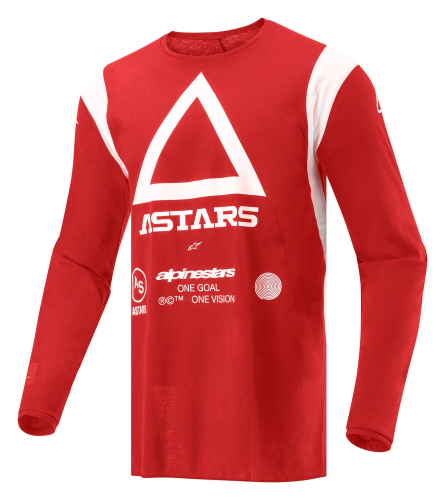 Alpinestars - Alpinestars Techdura Jersey - 3764524-3010-L - Bright Red - Large