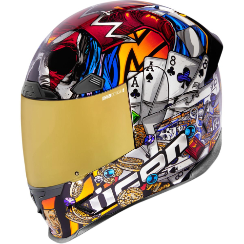 Icon - Icon Airframe Pro Lucky Lid 3 Helmet - 0101-12383 - Gold - Medium
