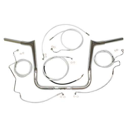 Magnum - Magnum 1-1/4in. Viking Bagger Handlebar Kit - 10in. - Chrome - 38834-410