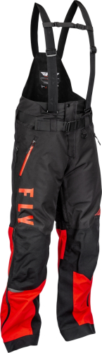 Fly Racing - Fly Racing Carbon Bib - 470-6201X - Black/Red - X-Large