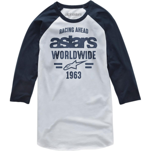 Alpinestars - Alpinestars Entice Premium T-Shirt - 1139-73030-2070-S - White/Navy - Small
