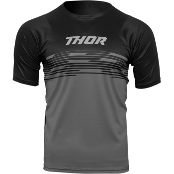 Thor - Thor Assist Shiver Jersey - 5120-0171 - Black/Gray - Large
