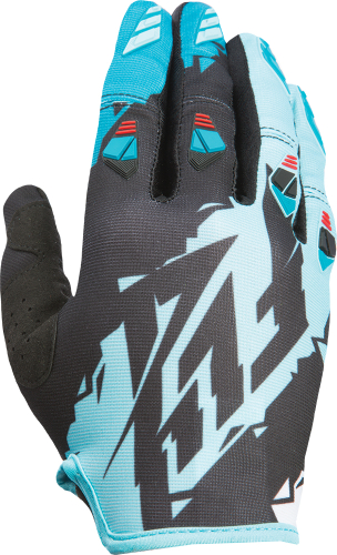 Fly Racing - Fly Racing Kinetic Gloves (2017) - 370-41007 - Black/Dark Teal - 7