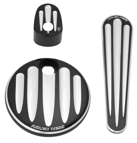 Arlen Ness - Arlen Ness Dash Accessory Pack - Deep Cut - Black - 91127