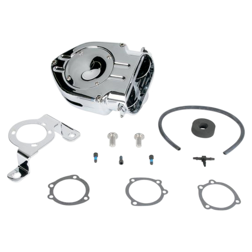 Kuryakyn - Kuryakyn Standard Hypercharger - Chrome Trap Door and Chrome Butterflies - 8464