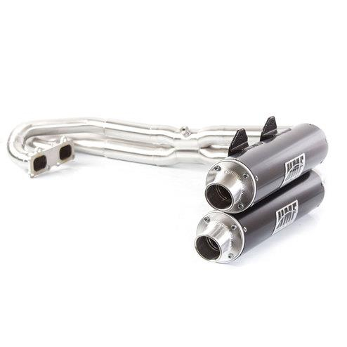 HMF Engineering - HMF Engineering Titan XL Series Dual Full System - Center Mount - Stainless Steel - 735556637487