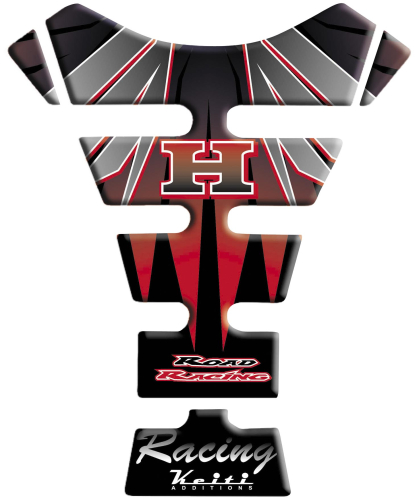 Keiti - Keiti Tank Protector - Black/Red - H - THD204K